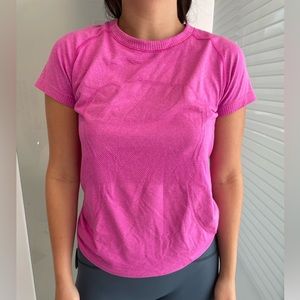 Hot Pink Lululemon Swiftly Top
